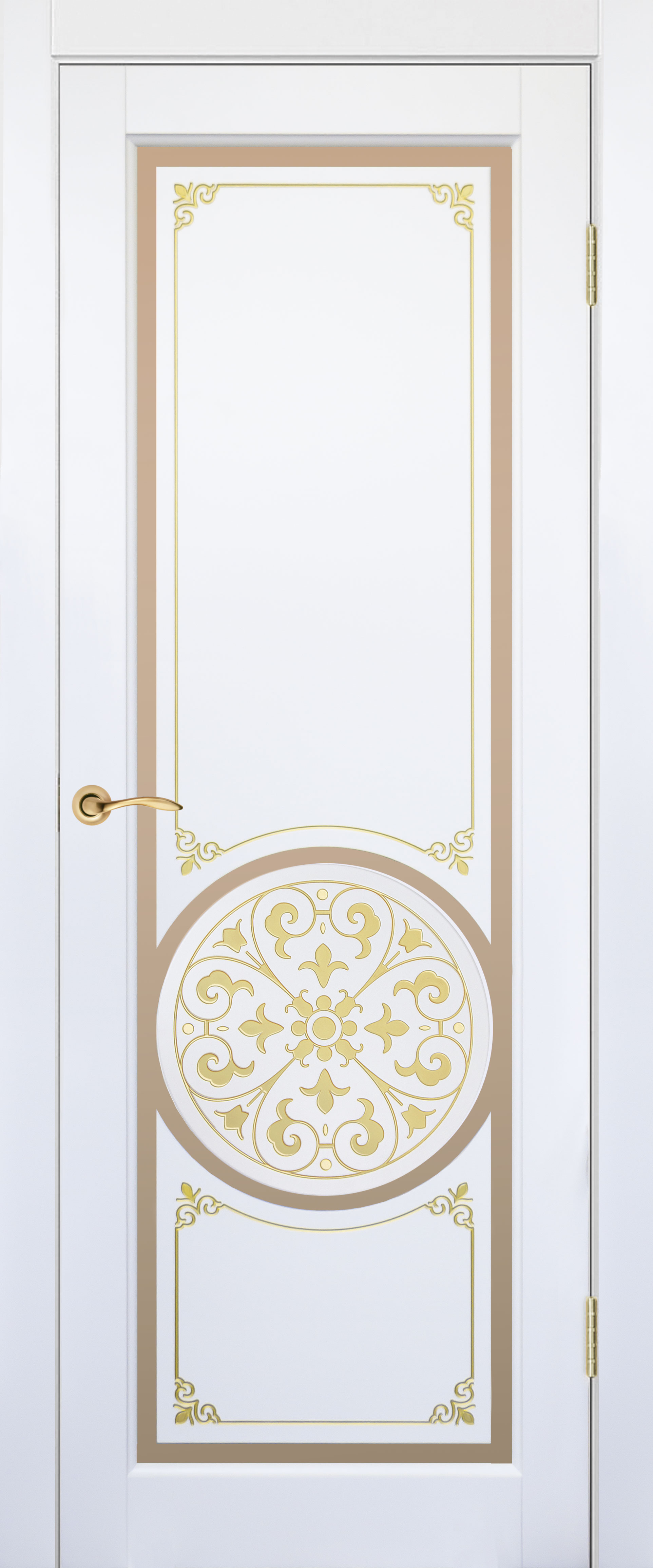 Фото входная дверь Мадина 5 ДГОФ 2 БЖ патина золото от производителя Аргус