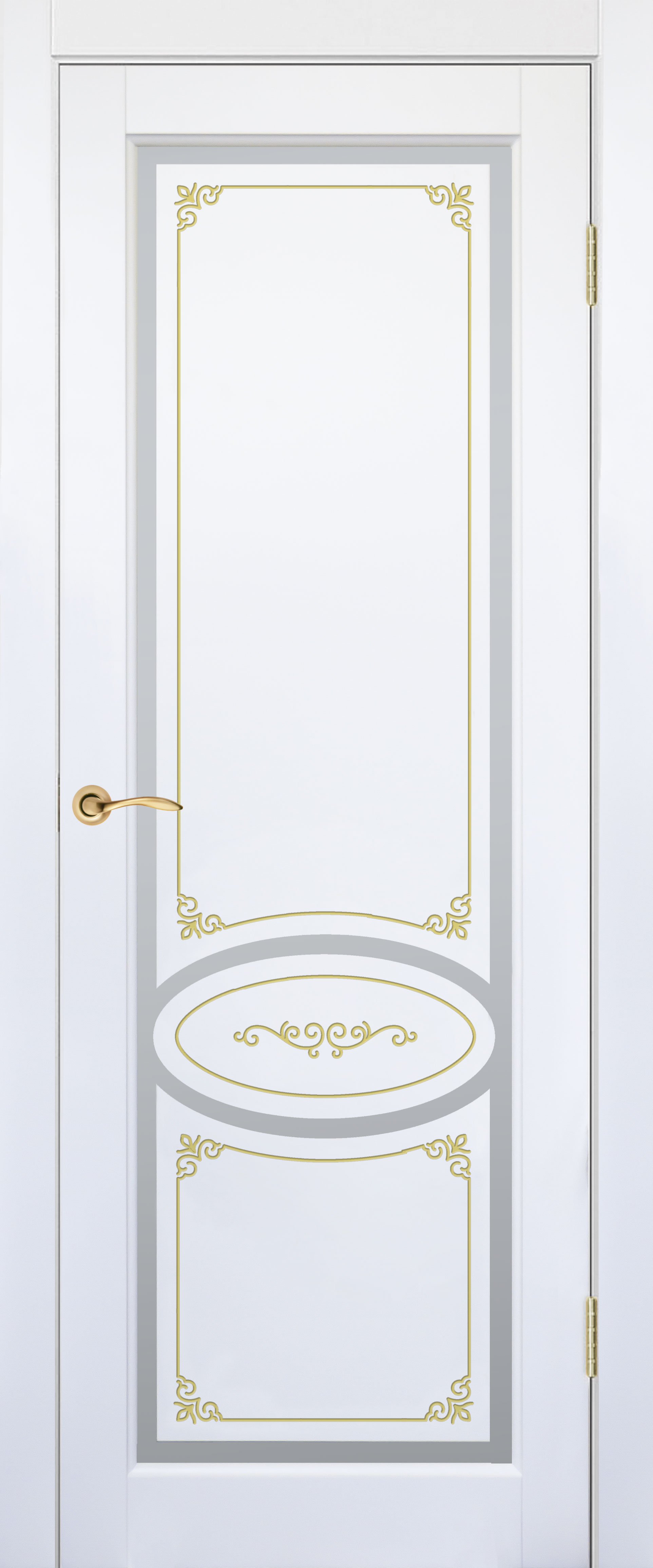 Фото стальная дверь Зарина 3 ДГОФ 1 патина золото Аргус